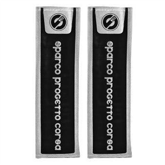 Sparco 2 fourreaux de ceinture noir