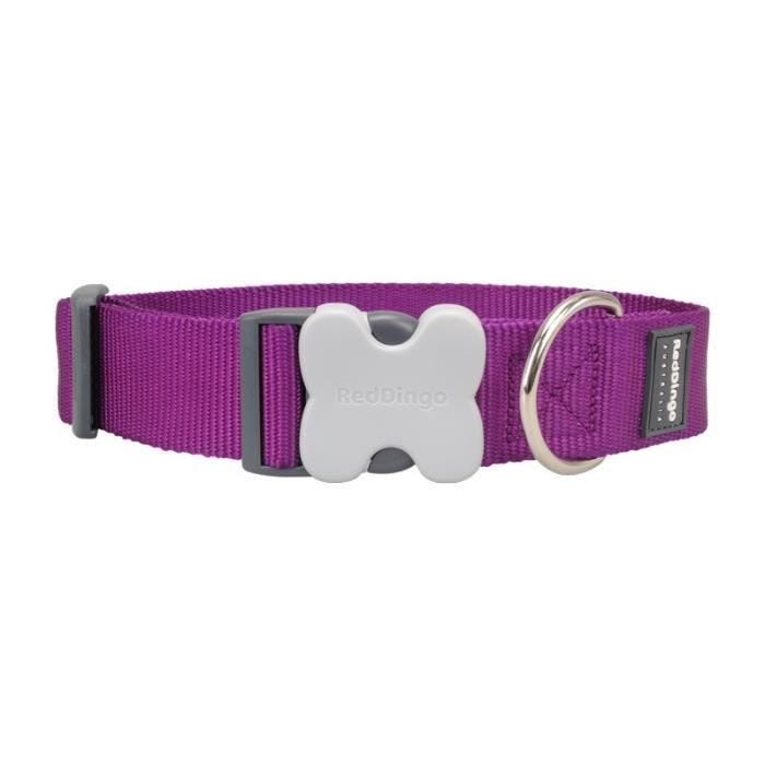 Collier pour chien - Red Dingo - Violet - Largeur 40 mm - Longueur 37-55 cm - Confort maximal