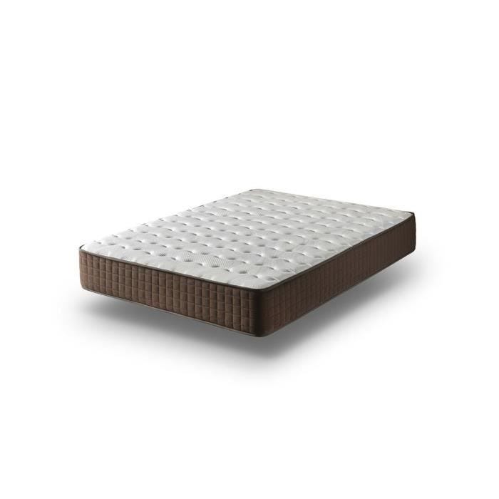 Matelas viscoélastique - IKON SLEEP - Dogma Titanium - 120x190 cm - Anti-acarien - Mousse Haute Résilience