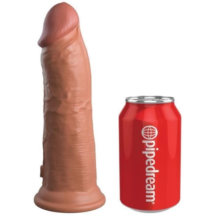 KING COCK - ELITE GODE RÉALISTE EN SILICONE 20.3 CM CARAMEL -