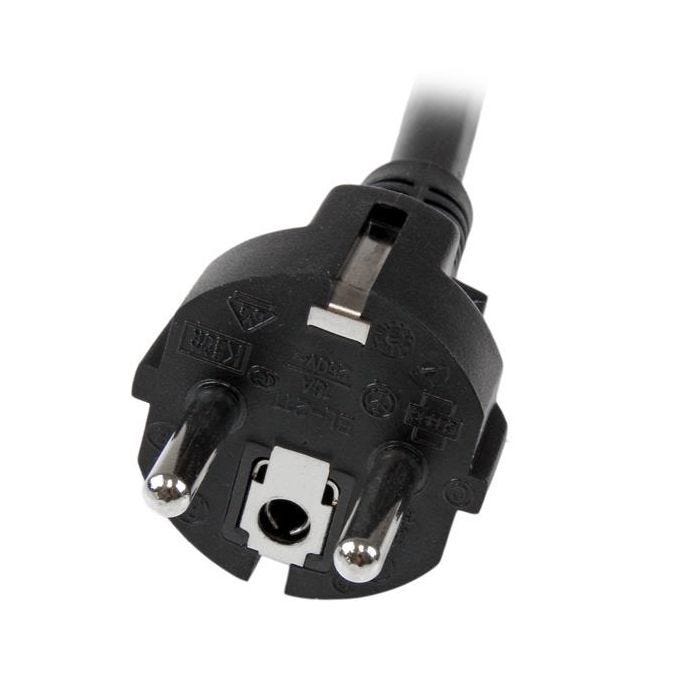Câble d'alimentation Schuko CEE7 vers IEC 320 C19 pour ordinateur - STARTECH.COM - 2m - Noir