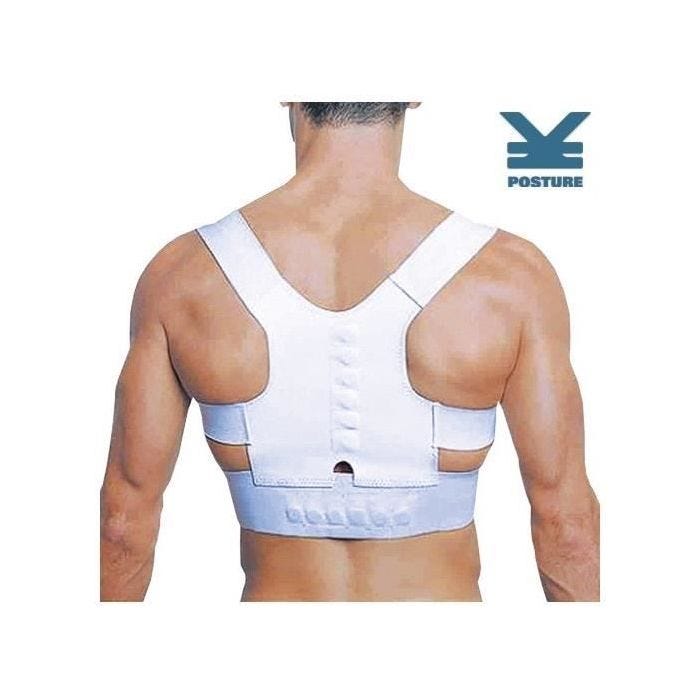 Support Dos Posture - Thérapie Naturelle - Adaptable - Réglable - 12 Aimants - Confortable