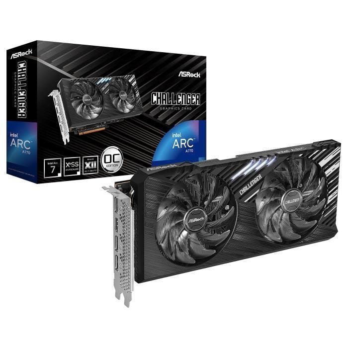 A770 CL SE 16GO ASRock Intel Arc A770 Challenger SE 16GB - 16 Go GDDR6 - HDMI/Tri DisplayPort - PCI Express (Intel Arc A770)