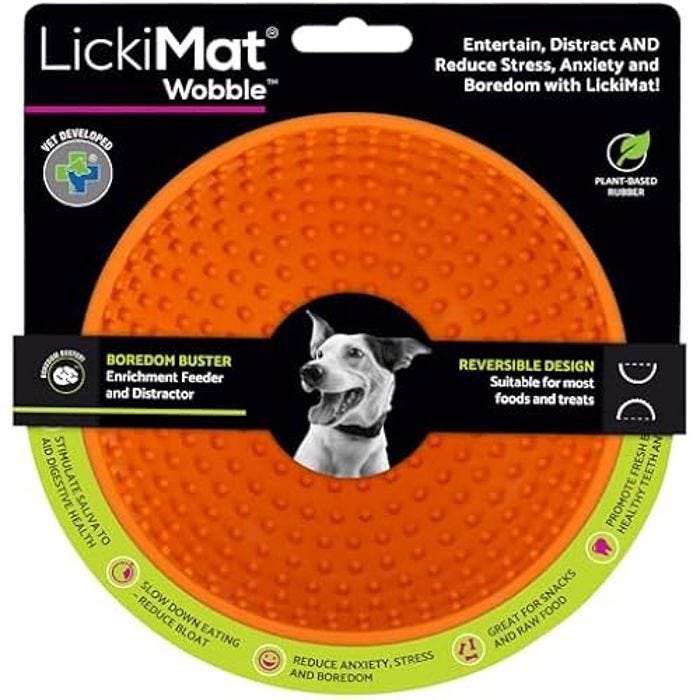 Jouet - LICKIMAT - Balancelle Orange - Confort - Intérieur - Moyen pour animaux