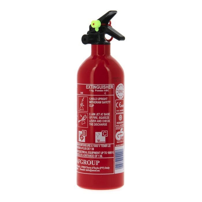 Accessoires d'intérieur Objectif prévention EXTINCTEUR 1KG ABC - 8057737951008
