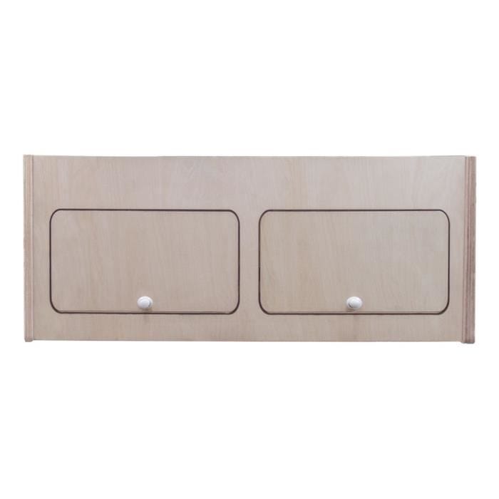 Armoire de Rangement - MDF - Camping-Car - 80cm x 30cm x 30cm - 2 Portes - Fermeture Douce