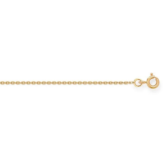 Chaine - Brillaxis - Chaîne maille forçat or jaune 18 carats 1mm - Couleur de la matière:Jaune Taille/Longueur:42 cm