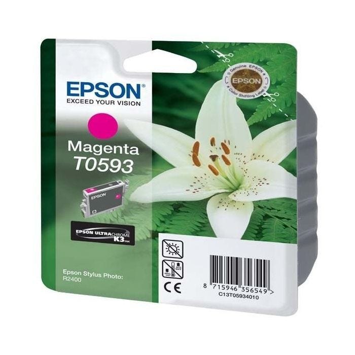 EPSON Pack de 1 Cartouche T0593 - Magenta - Standard 13ml