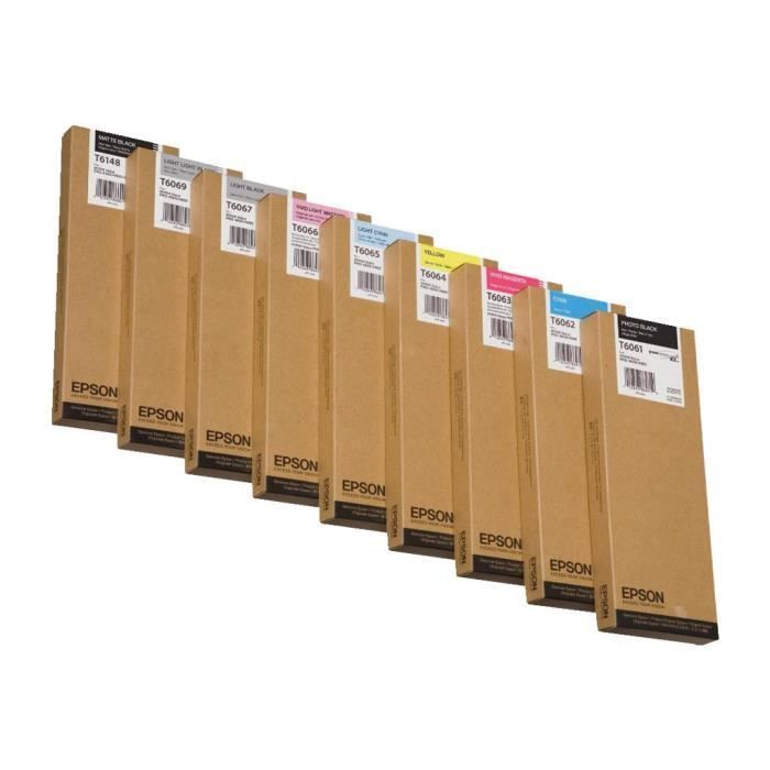 EPSON Pack de 1 Cartouche T6148 - Noir mat - Standard 220ml