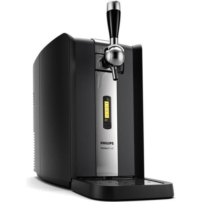 Tireuse à bière PHILIPS - Perfect Draft HD3720/25 - Comptatible fûts 6L - Refroidissement 3°C en 12h - 70W