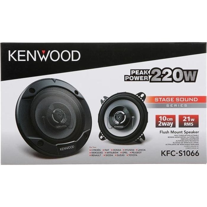 KENWOOD Enceintes 2 voies - KFC-S1066