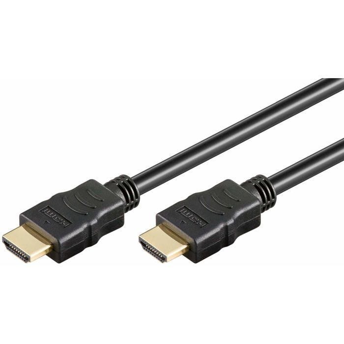 Câble HDMI - GOOBAY - 61160 - 4K Ultra HD - 3 m - Haute vitesse avec Ethernet