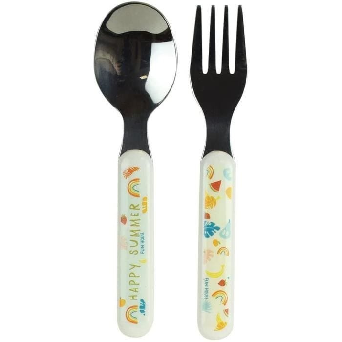 FRUITY'S ENSEMBLE COUVERTS INOX (FOURCHETTE, CUILLERE)