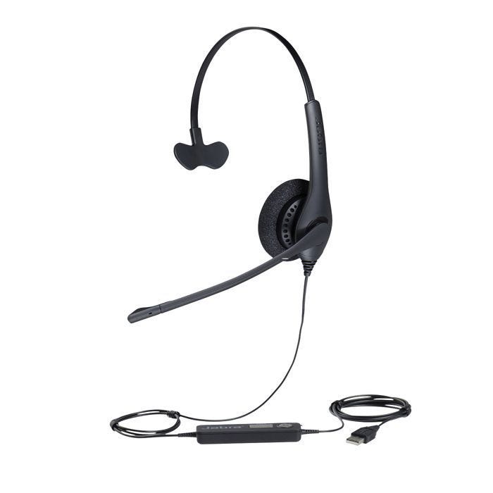 Micro-casque filaire Jabra BIZ 1500 Mono USB - Réduction de bruit, Son HD, Confortable