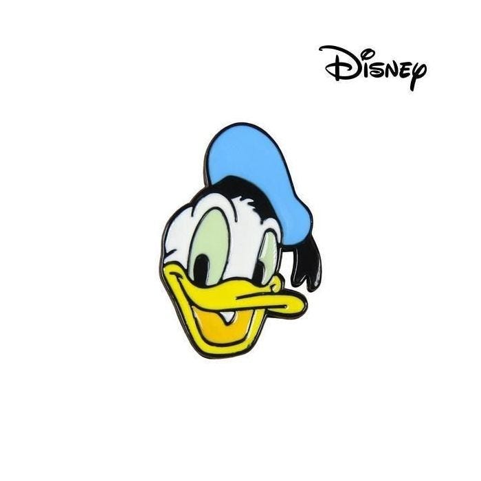 Broche - Disney - Donald - Métal Blanc - 6,5 x 10,2 x 1,8 cm - Enfant Mixte