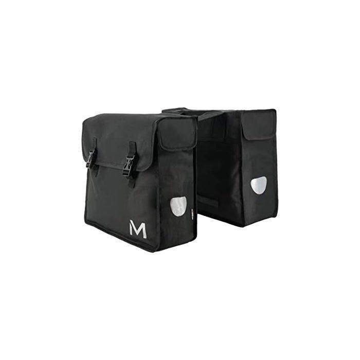 Sacoche double pour vélo MOBILIS - Noir - 2 x 15L - Matière déperlante