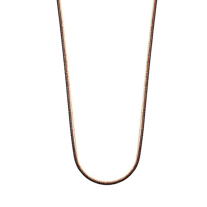 Sautoir - Collier - Sautoir Elden argent 3 rangs marron 3 nuances collection Catch the Rainbow - Matière:Argent