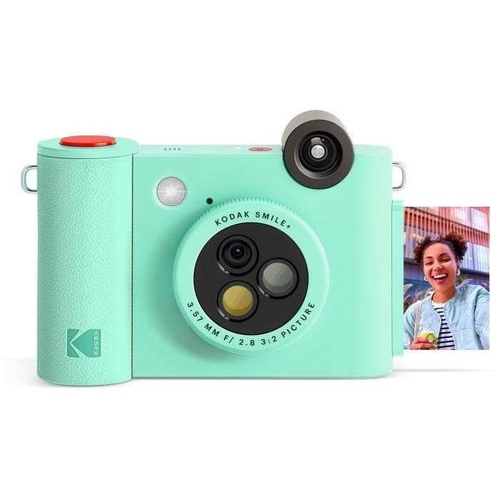 Appareil Photo numérique à Impression instantanée - KODAK - Smile+ - Vert