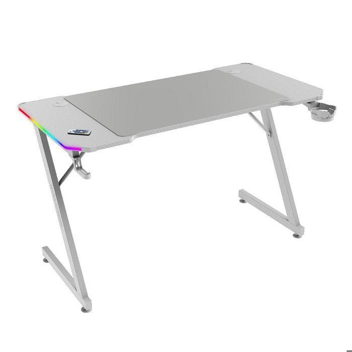Bureau gamer - MARS GAMING - MGD-X120RGB - Rétroéclairage RGB - Support casque - Porte gobelet