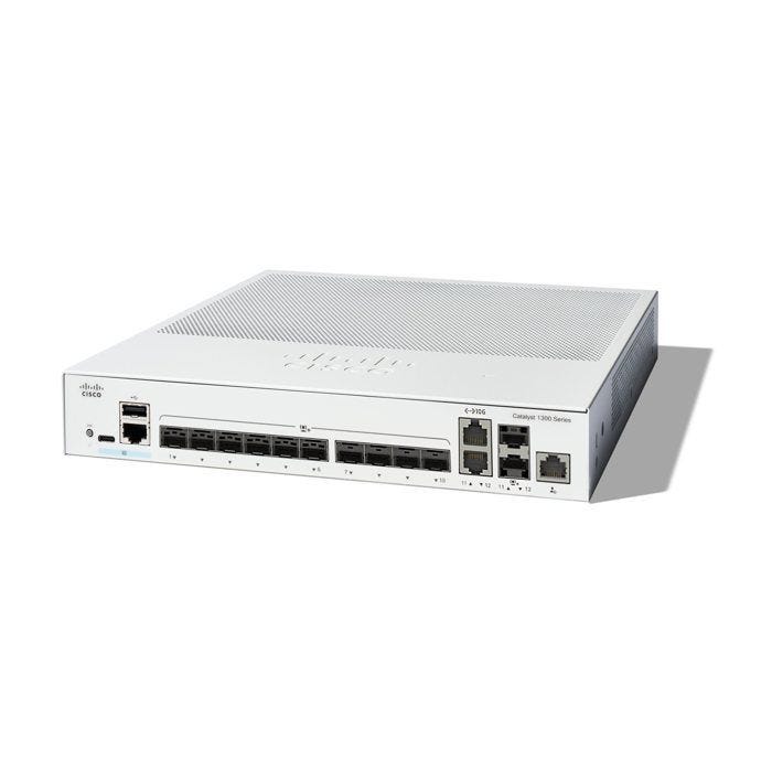Switch - CISCO - Catalyst 1300 - 12 ports - 10GE SFP+ - 2 uplinks partagés