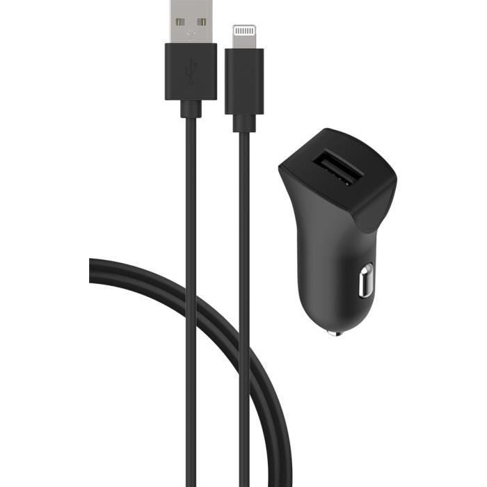 BIGBEN Connected - Adaptateur d'alimentation pour voiture - 2.4 A (USB)