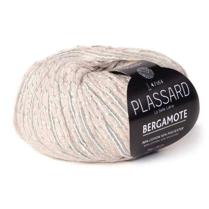 Fil d'été - PLASSARD - Bergamote Ciel Col. 20 - Coton et Polyester - N° aiguille 4