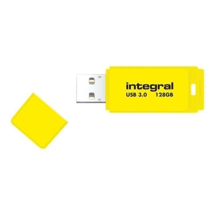 Clé USB INTEGRAL Neon - 32 Go - USB 3.0 - Jaune