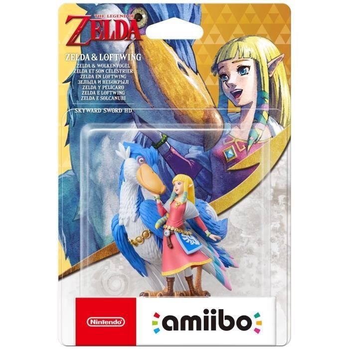 Figurine Amiibo - Zelda & Célestrier (Skyward Sword HD) • Collection The Legend of Zelda