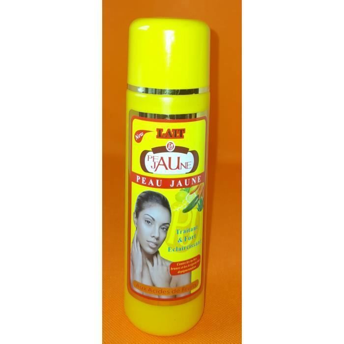 Lait peaux jaune et concentré utra. éclaircissant