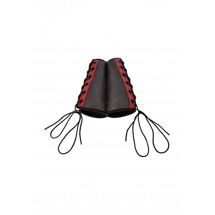Saffron Gauntlet Cuffs - Red red
