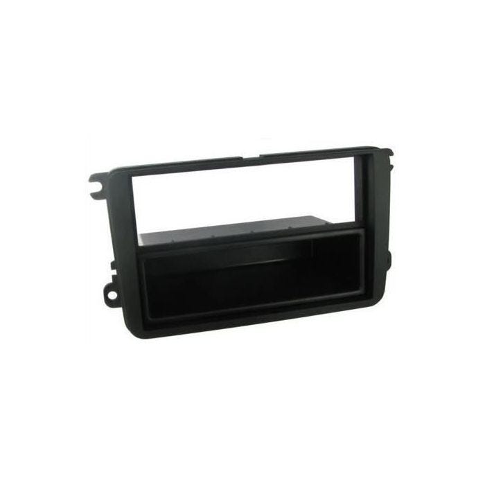 Adaptateur de façade d'autoradio - AUTOLEADS - Volkswagen Fox - 2x simple DIN - Noir - 2006