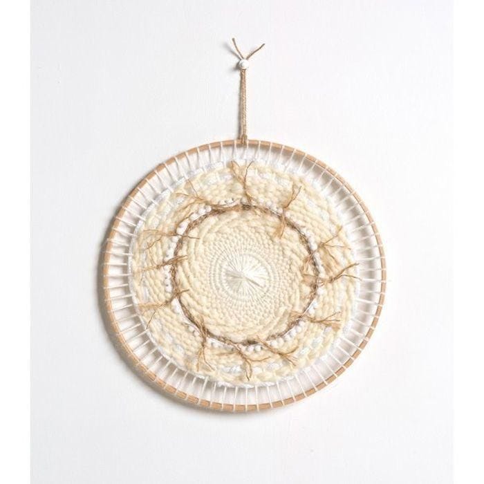 Métier à Tisser Rond - ARTEMIO - ø28,5cm - Kit de Tissage avec Fils Colorés et Mode d'Emploi