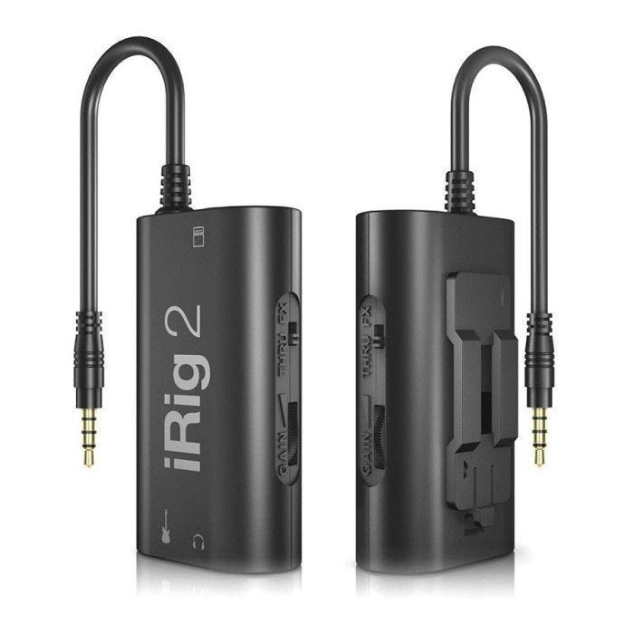 Adaptateur d'interface - IK Multimedia - iRig 2 - Noir - Enregistrement audio - Amplification