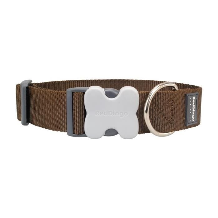 Collier pour chien - Red Dingo - Marron - Largeur 40 mm - Longueur 37-55 cm - Confort maximal