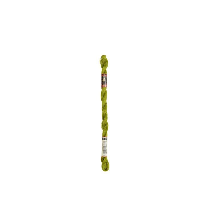 Fil - DMC - Coton Perlé Small N8 - Couleur 581 - 100% coton - 25 mètres