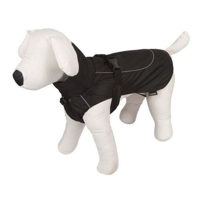 KERBL - Forks Manteau de Pluie pour Chien Noir Taille S - 80623