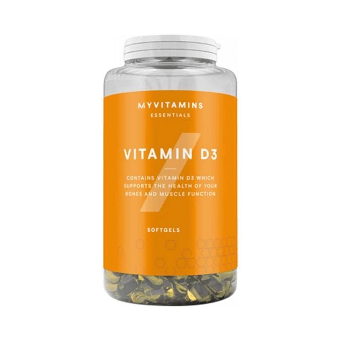 Vitamine D MyProtein - Vitamine D3 - 180 Gélules