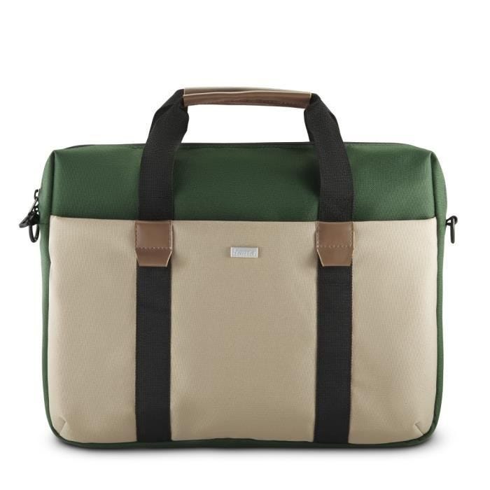 Sacoche ordinateur - Silvan - 34-36cm - Vert - Polyester recyclé - Pratique et écologique