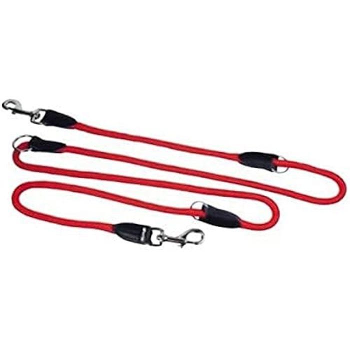 Ceinture multi-position pour chien - GLORIA - Multiposition - Rouge - Taille moyenne - Pratique