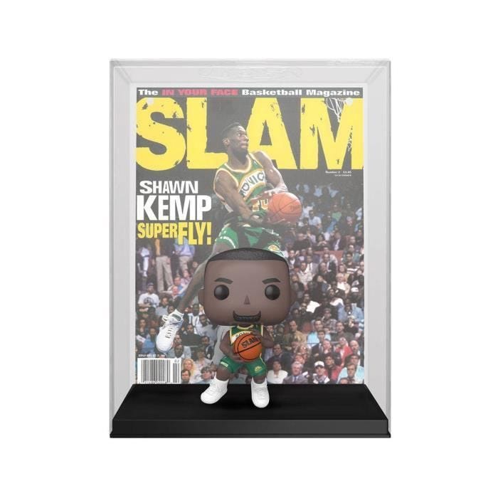 Figurine NBA Pop! Shawn Kemp (SLAM Magazin) 9 cm - FUNKO - Blanc - Mixte