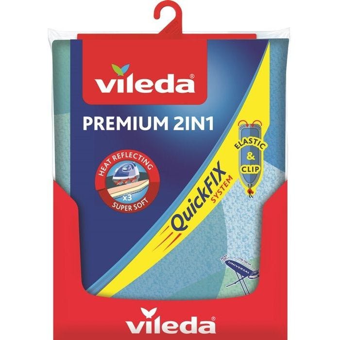 Vileda Housse de table à repasser Premium 2en1