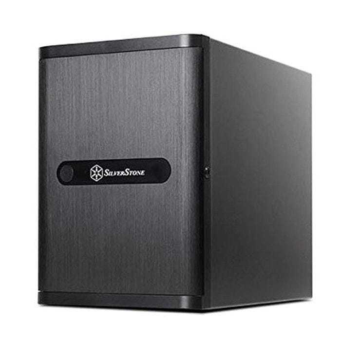 Boîtier Mini-ITX SILVERSTONE SST-DS380 - Stockage avec porte, noir