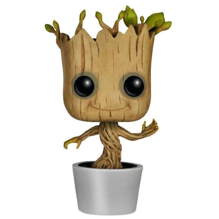 Figurine - Funko - Dancing Groot - 10 cm - Beige - Sous licence officielle
