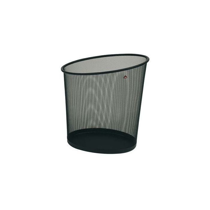 Corbeille à papier en métal ALBA MESHCORB N - Noir - 18L - Design moderne