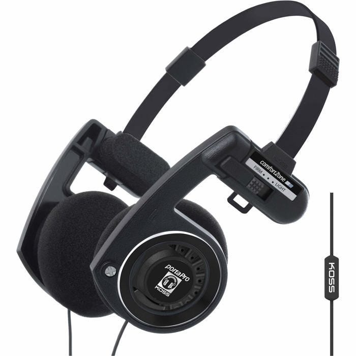 Koss Porta Pro Mic Noir - Casque Hi-Fi - Casques audio