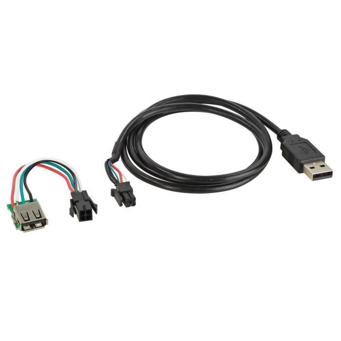 Adaptateur USB - VWUSB - VW T6 - Noir - Compatible Android Auto - Compatible Apple Car Play