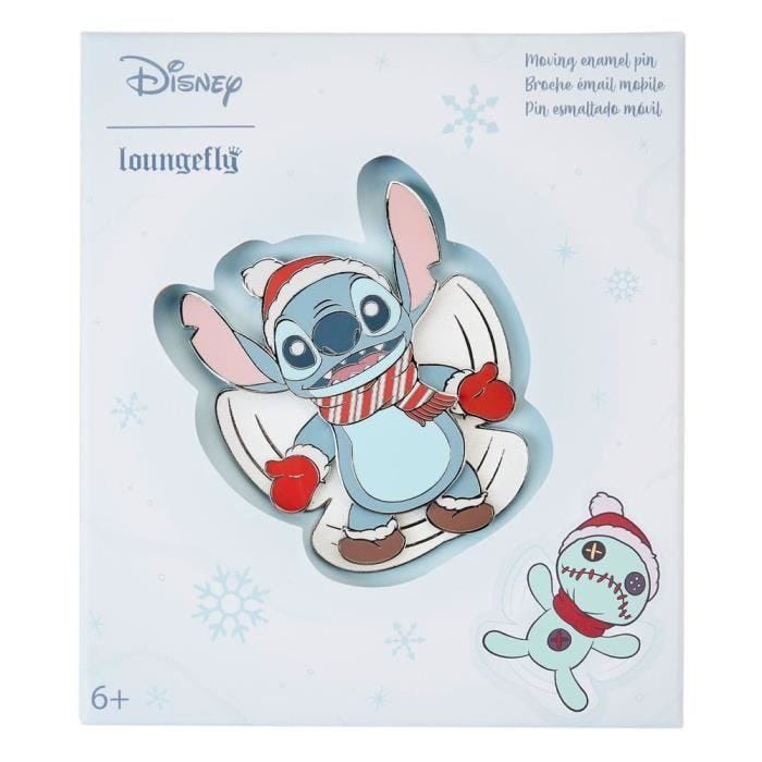 Pin's - Loungefly - Stitch NOËL - Métal émaillé - 8cm - Pour adulte