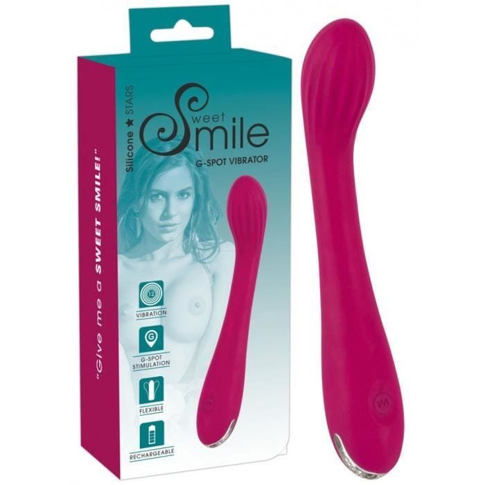 Vibromasseur Rechargeable Spécial Point-G - mixte / adulte Rose