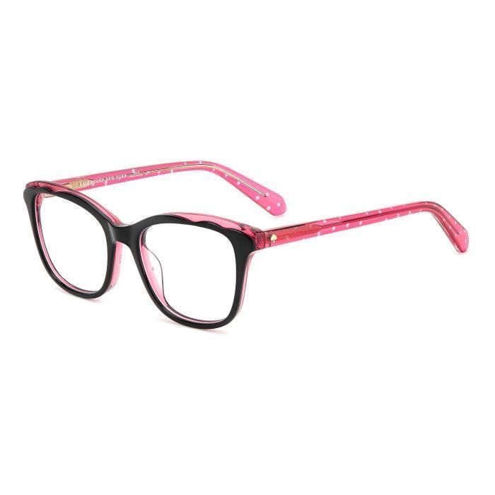 Lunettes de vue Kate Spade ELODIE 47/16/130 Noir Rose acétate unisexe