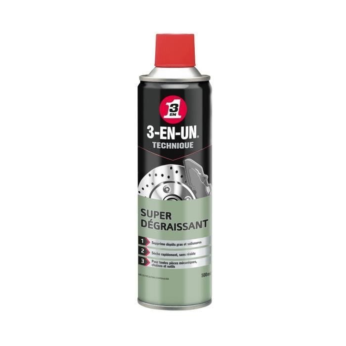 3-EN-UN TECHNIQUE Super Dégraissant aérosol - 500 ml
